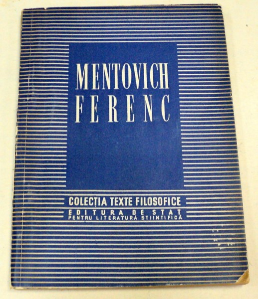 MENTOVICH FERENC  1954