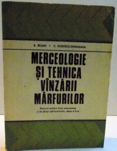 MERCEOLOGIE SI TEHNICA VANZARII MARFURILOR , 1979