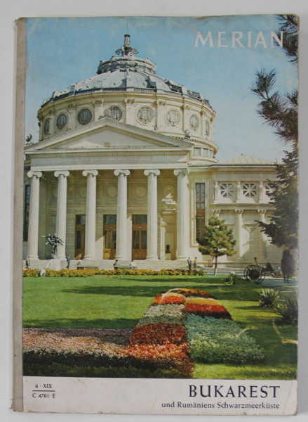 MERIAN , BUKAREST UND RUMANIENS SCHWARZMEERKUSTE , REVISTA DE PREZENTARE TURISTICA IN LIMBA GERMANA , ANII ' 60- ' 70