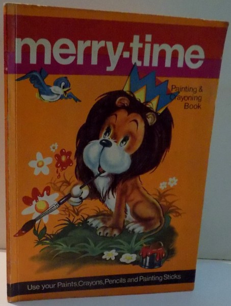 MERRY-TIME, PAINTING & CRAYONING BOOK , 1972