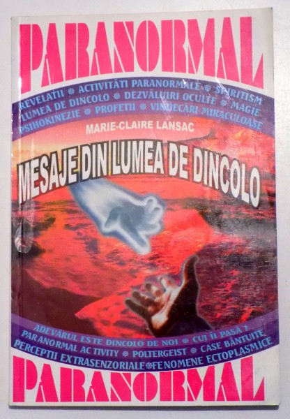 MESAJE DIN LUMEA DE DINCOLO de MARIE- CLAIRE LANSAC, 2001