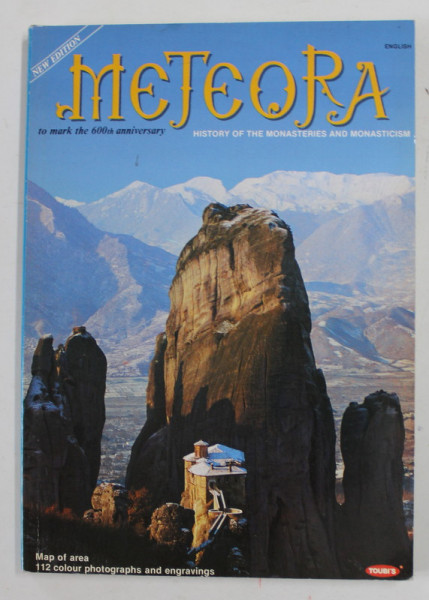 METEORA - HISTORY OF THE MONASTERIES AND MONASTICISM , MAP OF AREA , 112 COLOUR PHOTOGRAPHS , 1980