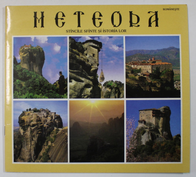 METEORA , STANCILE SFINTE SI ISTORIA LOR , ALBUM DE PREZENTARE , TEXT IN LIMBA ROMANA , ANII '90