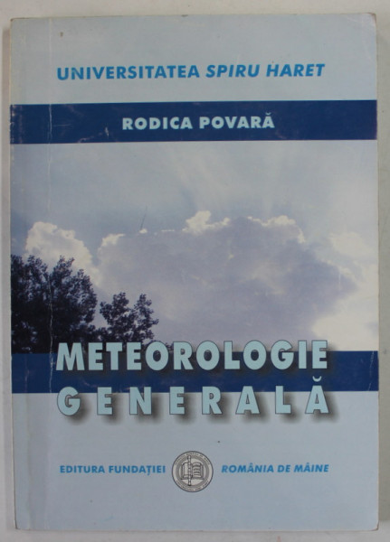 METEOROLOGIE GENERALA de RODICA POVARA , 2006