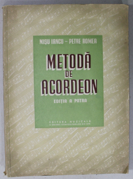 METODA DE ACORDEON de MISU IANCU si PETRE ROMEA , 1960