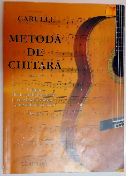 METODA DE CHITARA de CARRULI , 2011