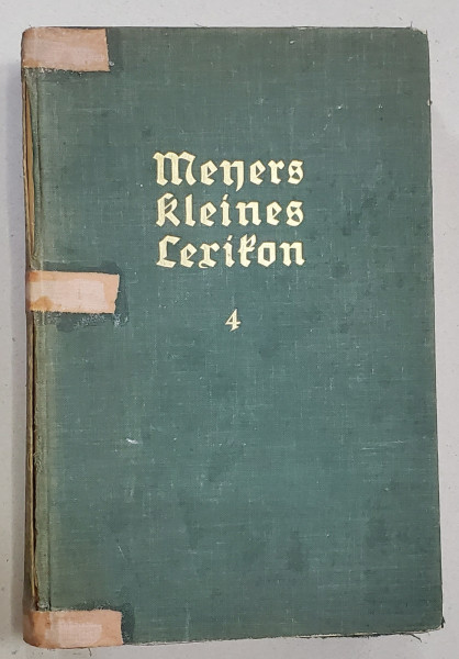 MEYERS KLEINES LEXIKON , ATLAS - ERGANZUNGSBAND , VIERTES BAND , 1936