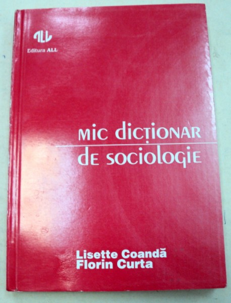 MIC DICTIONAR DE SOCIOLOGIE  1994