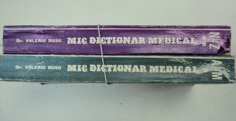 MIC DICTIONAR MEDICAL-VALERIN RUSU  2 VOL  IASI  1983
