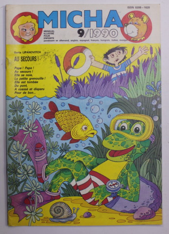 MICHA - MENSUEL ILLUSTRE POUR ENFANTS , NR. 9 / 1990
