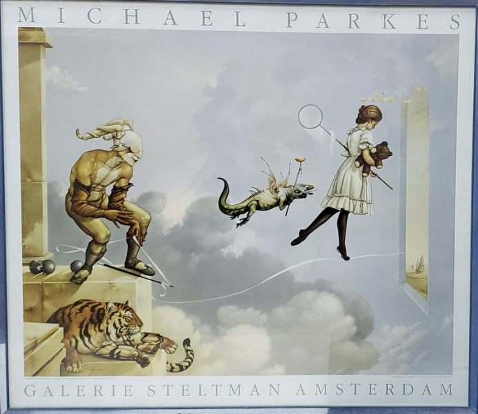 Michael Parkes - Afis de expozitie, Galerie Steltman Amsterdam