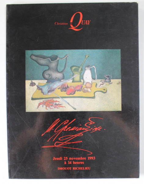 MICHEL CHEMIAKINE , ...ENSEMBLE DE 84 OEUVRES , CATALOG DE LICITATIE CHRISTIAN DE QUAY , 1993