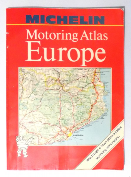 MICHELIN , MOTORING EUROPE ,, 1989