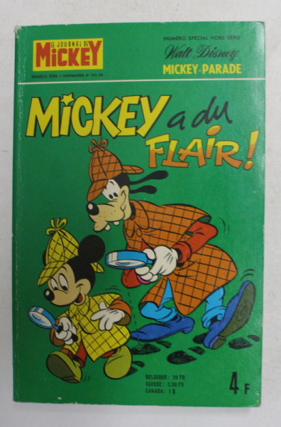 MICKEY A DU FLAIR ! , LE JOURNAL DE MICKEY , 1976 , BENZI DESENATE *