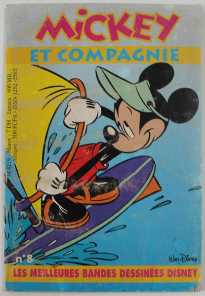 MICKEY ET COMPAGNIE , No. 8 , 1995, REVISTA DE BENZI DESENATE PENTRU COPII