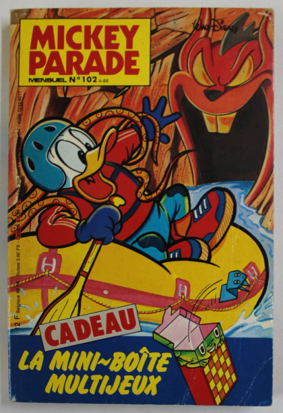 MICKEY PARADE , MENSUEL no. 102 , JUIN 1988, BENZI DESENATE *