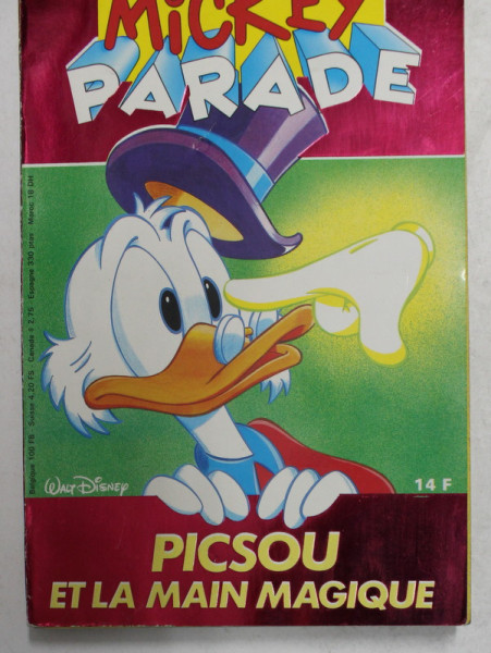 MICKEY PARADE NO. 145 - PICSOU ET LA MAIN MAGIQUE , 1991 , BENZI DESENATE