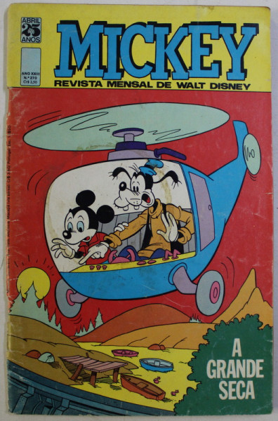 MICKEY - REVISTA MENSAL DE WALT DISNEY NR. 270 , 25 APRIL XXIII