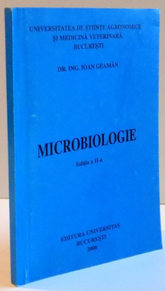 MICROBIOLOGIE , EDITIA A II A , 2000