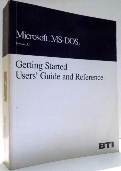 MICROSOFT MS-DOS, VERSION 5.0 , 1991