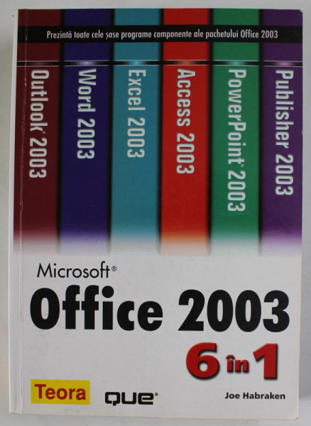 MICROSOFT OFFICE 2003 , 6 IN 1 de JOE HABRAKEN , 2006