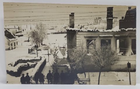 MIERCUREA CIUC , IARNA , FOTOGRAFIE TIP CARTE POSTALA , INTERBELICA