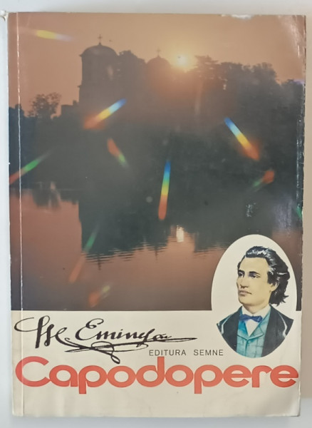 MIHAI EMINESCU - CAPODOPERE , viziune editoriala de VICTOR CRACIUN , 2000 *DEDICATIE , *PREZINTA HALOURI DE APA