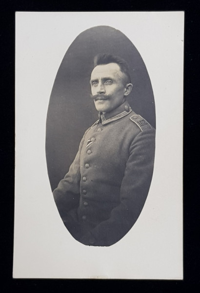 MILITAR GERMAN , PORTRET IN STUDIO , CARTE POSTALA ILUSTRATA , MONOCROMA, NECIRCULATA, PERIOADA PRIMULUI RAZBOI MONDIAL