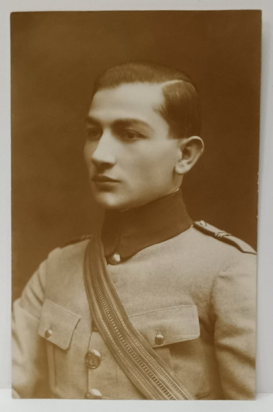 MILITAR IN UNIFORMA , FOTOGRAFIE IN STUDIO , TULCEA 1922