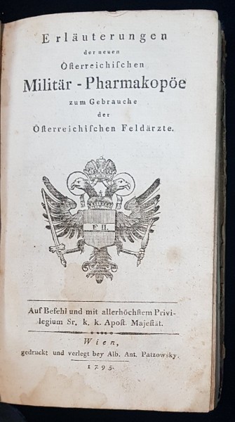 Militar - pharmakopoe - Wien, 1795