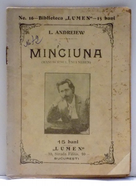 MINCIUNA ( MANUSCRISUL UNUI NEBUN) de L. ANDREIEW