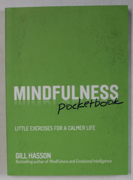 MINDFULNESS POCKETBOOK , LITTLE EXERCISES FOR A CALMER LIFE  by GILL HASSON , 2015