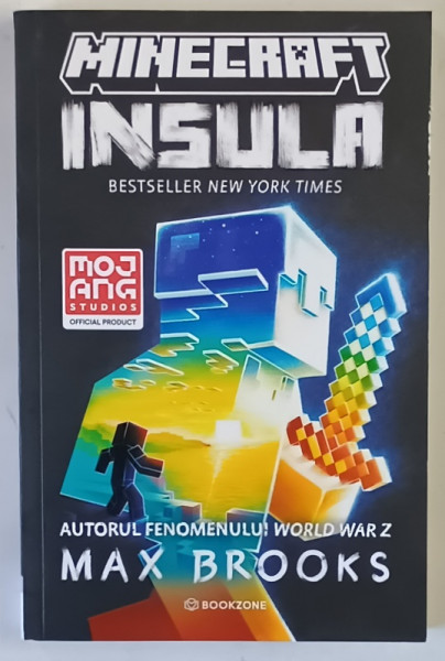MINECRAFT , INSULA de MAX BROOKS , 2025 * PREZINTA HALOURI DE APA