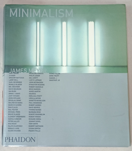 MINIMALISM by JAMES MEYER , TEXT IN LIMBA ENGLEZA , ALBUM COLECTIV , ANII '2000