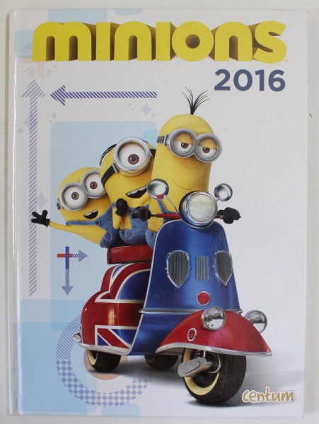 MINIONS 2016, APARUTA IN 2015 , TEXT IN LIMBA ENGLEZA