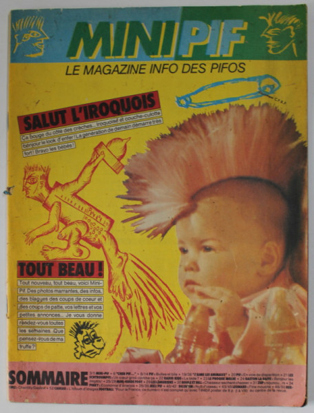 MINIPIF , LE MAGAZINE INFO DES PIF , MARS , 1987