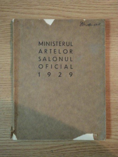 SALONUL OFICIAL PICTURA SCULPTURA SI DESEN 1929