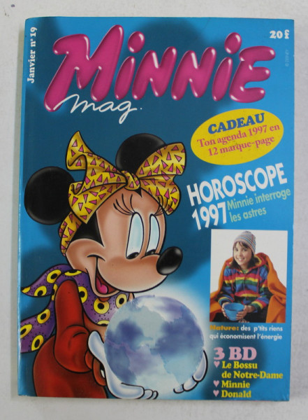 MINNIE MAG , NR. 19 ,  JANVIER 1997 , REVISTA DE BENZI DESENATE *