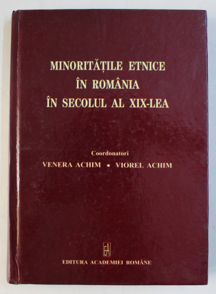 MINORITATILE ETNICE IN ROMANIA IN SECOLUL AL XIX - LEA , coordonatori VENERA ACHIM ...VIOREL ACHIM , 2010