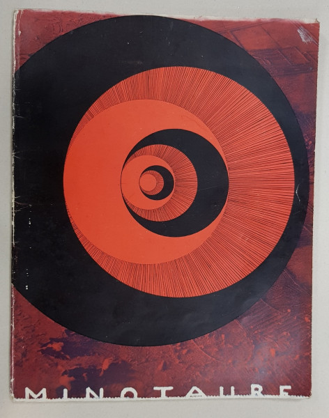 MINOTAURE - REVUE ARTISTIQUE ET LITTERAIRE , DEUXIEME ANNE , coperta de MARCEL DUCHAMP , NO . 6 , HIVER,  1935