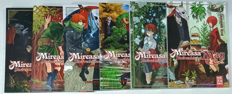 MIREASA STRAVECHIULUI MAG ,BENZI DESENATE CU TEXT IN LIMBA ROMANA * , VOLUMELE I - VI  ,  text si ilustratii de YAMAZACHI KORE , 2022