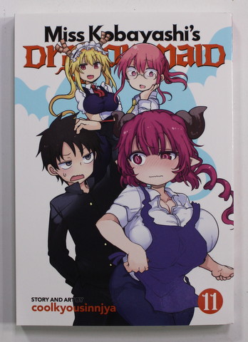 MISS KOBAYASHI 'S DRAGON MAID 11. story and art by COOLKYOUSINNJYA , 2011, BENZI DESENATE *