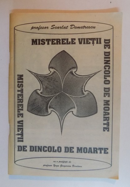 MISTERELE VIETII DE DINCOLO DE MOARTE de SCARLAT DEMETRESCU