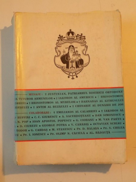 MITROPOLIA OLTENIEI. 600 DE ANI DE LA INTEMEIEREA CELEI DINTAI MITROPOLII IN PARTILE OLTENE  1970