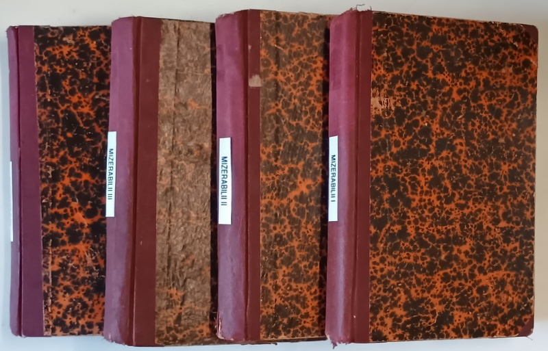 MIZERABILII , roman de VICTOR HUGO , VOLUMELE I - IV , 1935
