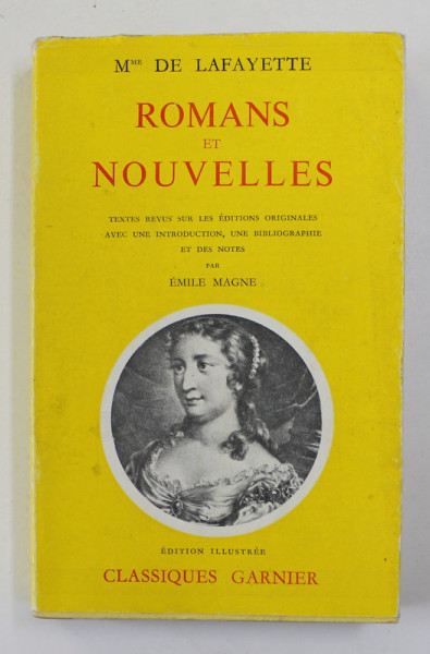Mme DE LAFAYETTE - ROMANS ET NOUVELLES , 1958