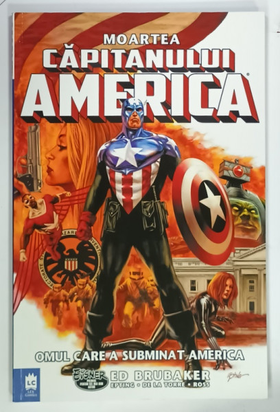 MOARTEA CAPITANULUI AMERICA , BENZI DESENATE CU TEXT IN LIMBA ROMANA , 2016
