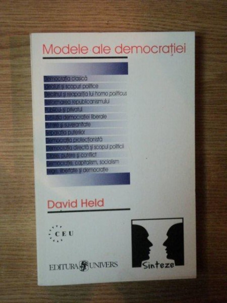 MODELE ALE DEMOCRATIEI de DAVID HELD