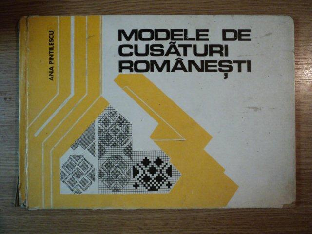 MODELE DE CUSATURI ROMANESTI de ANA PINTILESCU