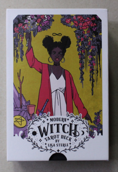 MODERN WITCH TAROT DECK by LISA STERLE , INCLUDES  78 CARD TAROT DECK WITH INTRODUCTORY BOOKLET , 2019